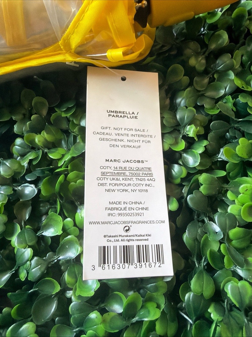 Marc Jacobs Daisy Parfums Takashi Murakami Umbrella Floral Yellow - Picture 5 of 5